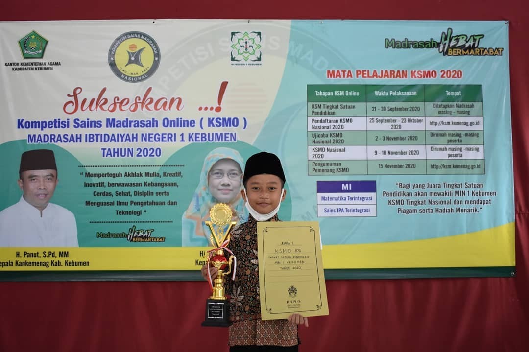 Kompetisi Sains Madrasah Online (KSMO) 2020 MIN 1 Kebumen